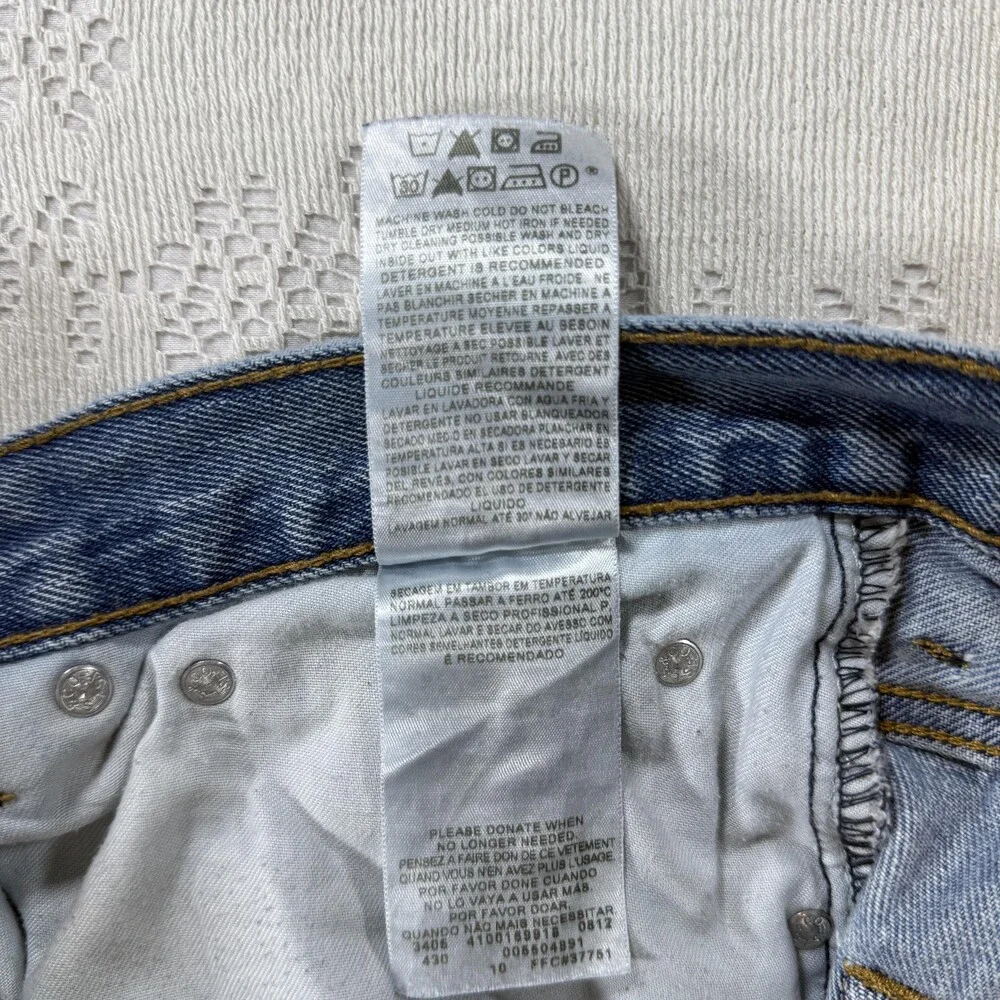 Levis 550 Jeans Mens 38x29 Blue Relaxed Fit Tapered Leg 100% Cotton Denim Pants